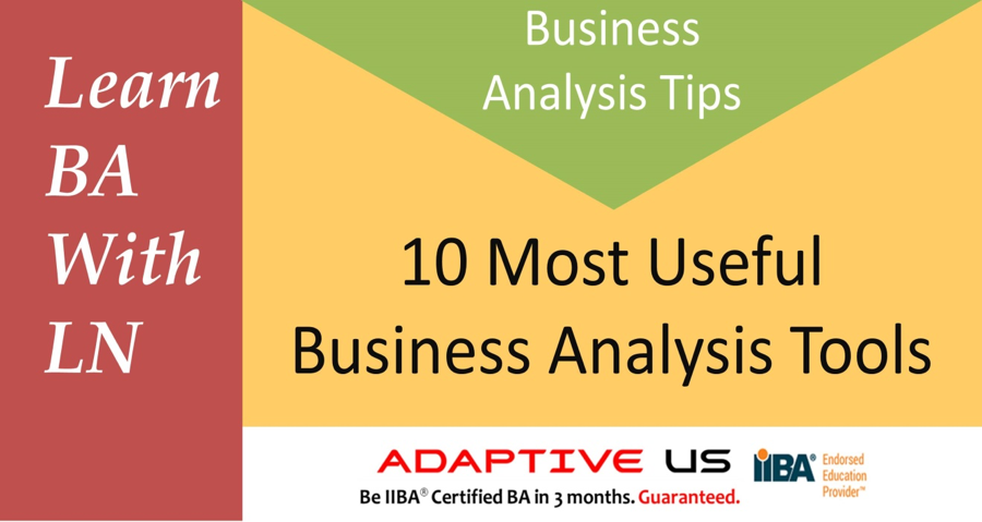 Business Analysis Techniques Consultants Use